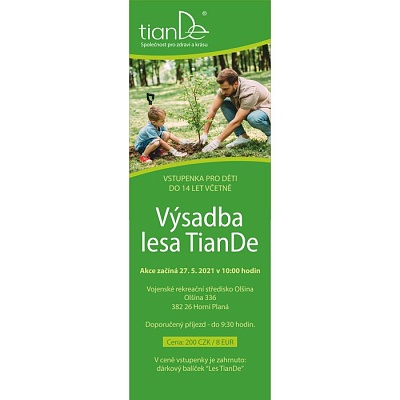 TianDe Forest Planting Ticket (Kind)